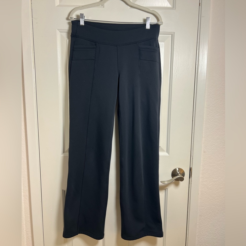 Athleta Womens Medium Straight Leg
Leggings Gray Pockets RN# 54023